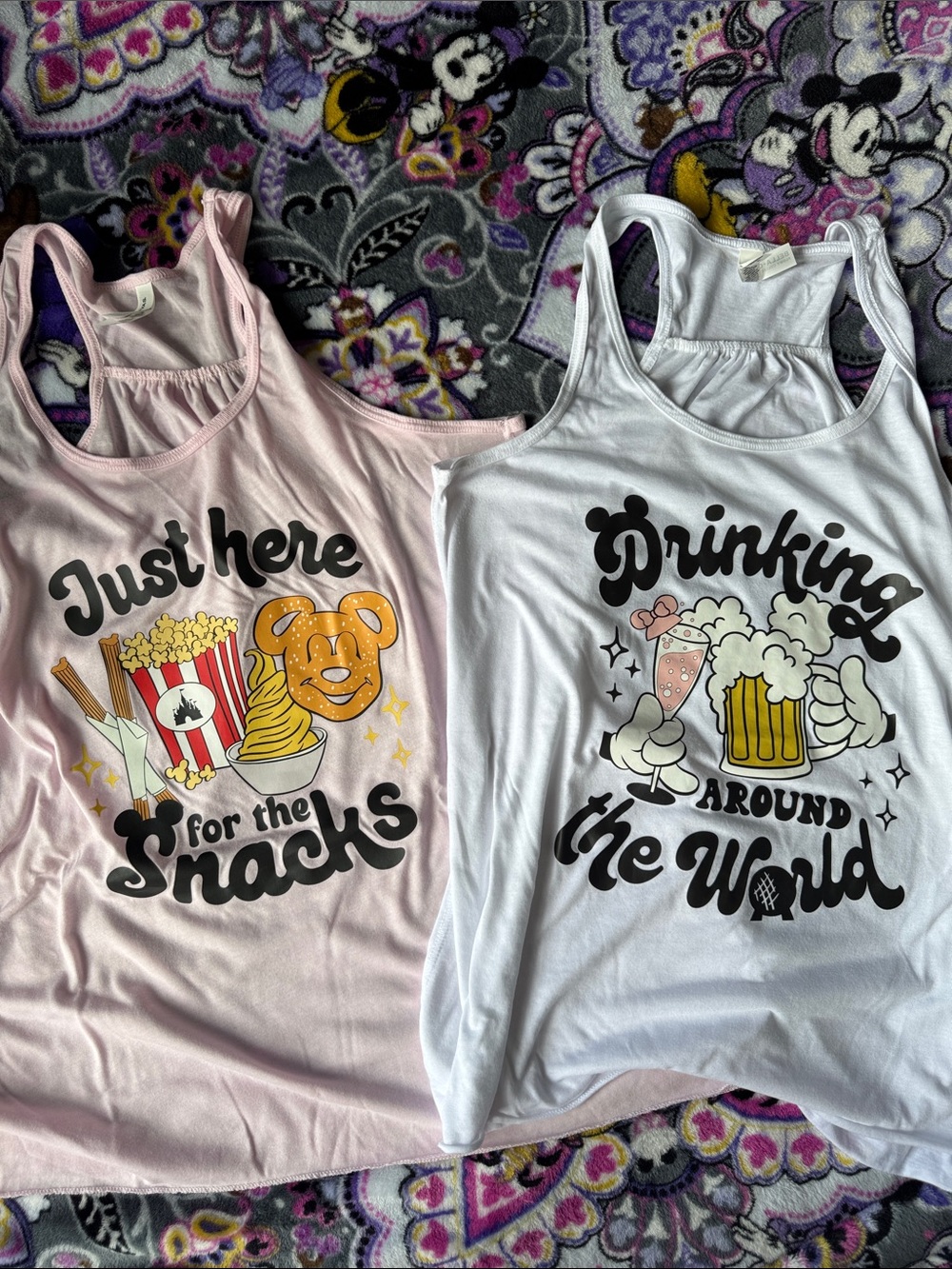 Disney Drink and Snack Tanks